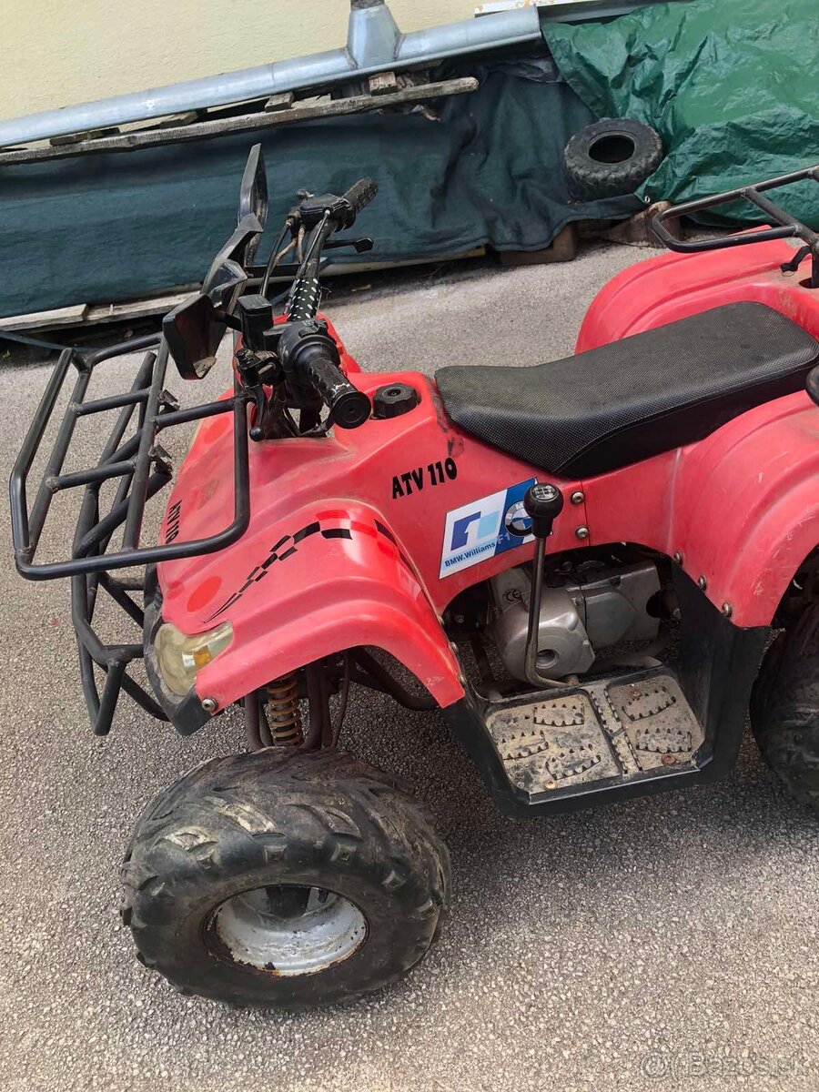 Štvorkolka ATV 110 zo spiatočkou