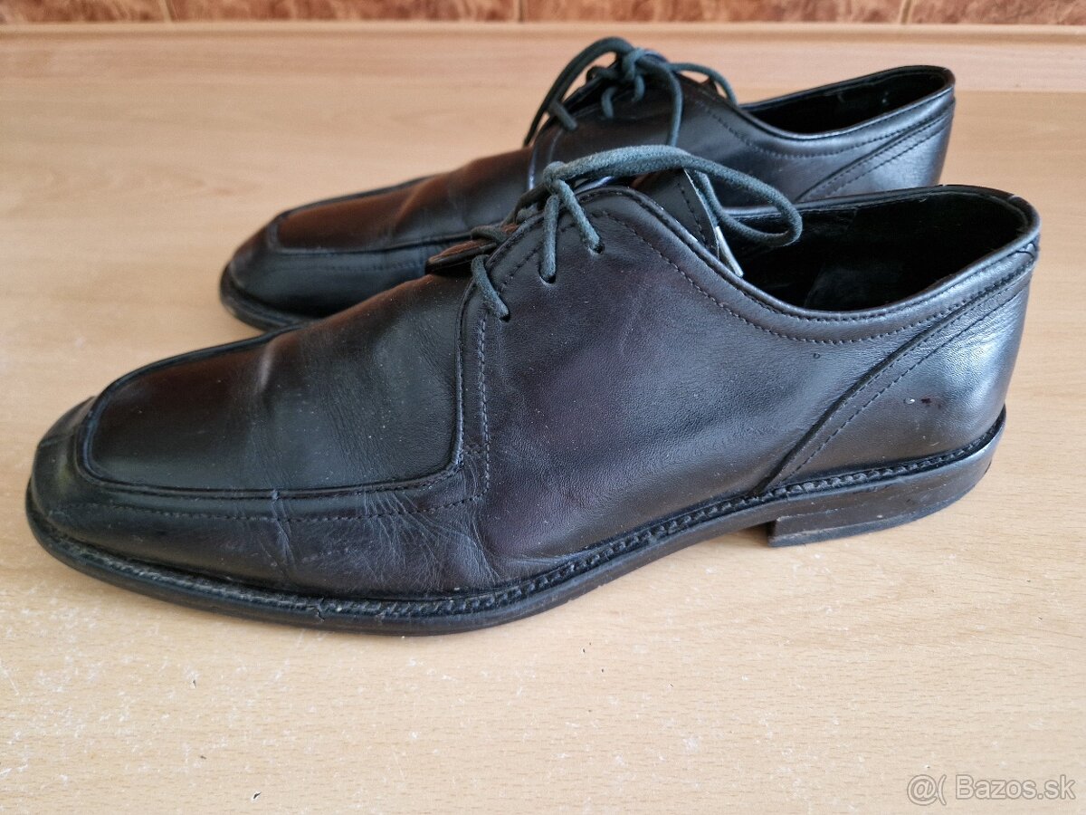 5 ks topánky pánske kožené, dĺžka 29 cm - 2