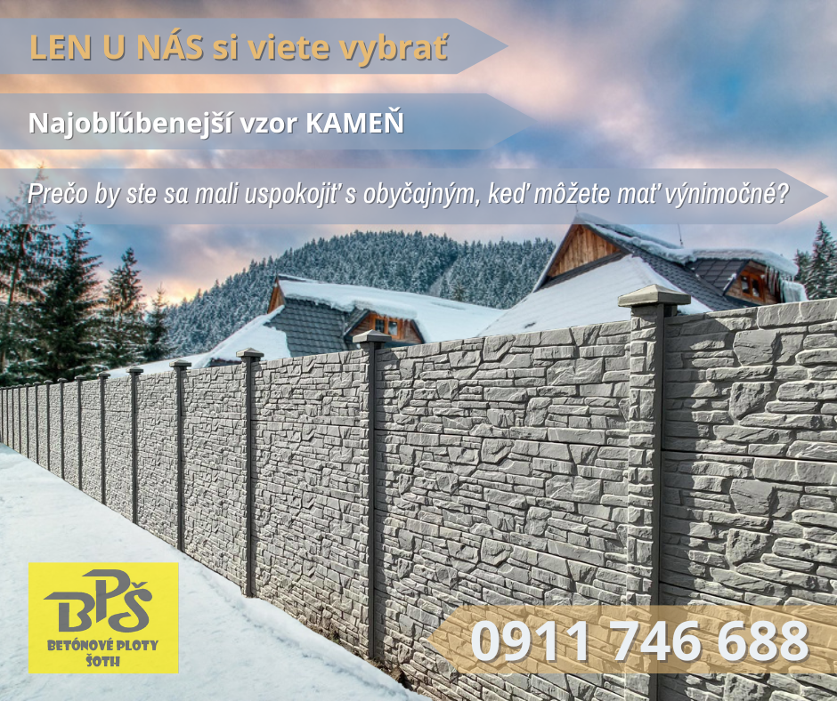 Certifikované betónové ploty - 2