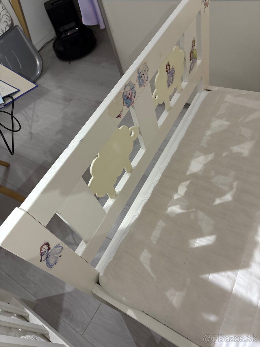 Detska postel IKEA Kritter s rostom a s matracom - 2