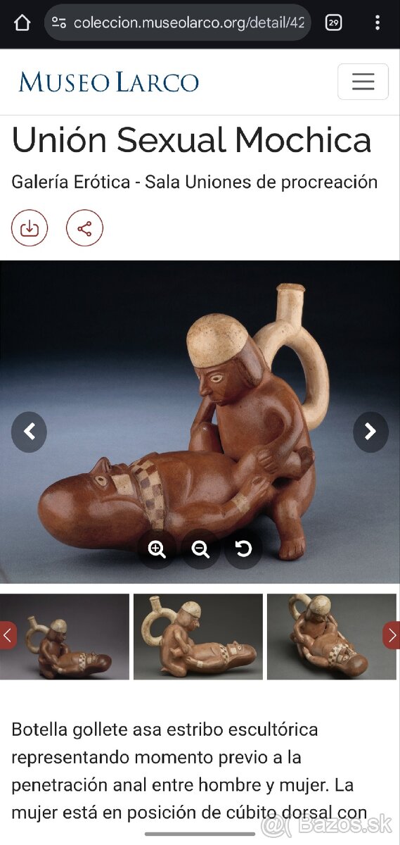 MOCHE EROTICKÁ KERAMIKA - PERU - 2