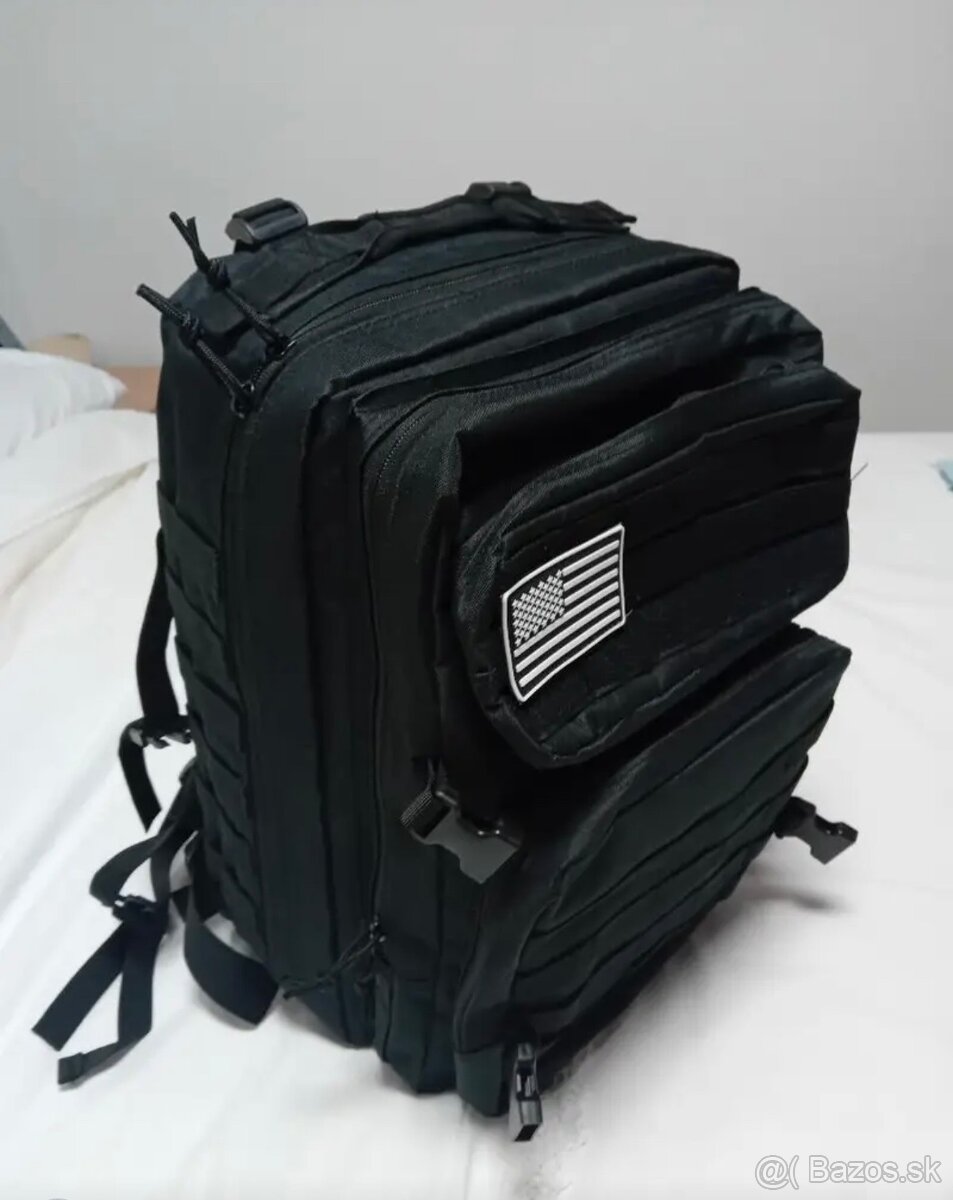 Čierny taktický ruksak - 2