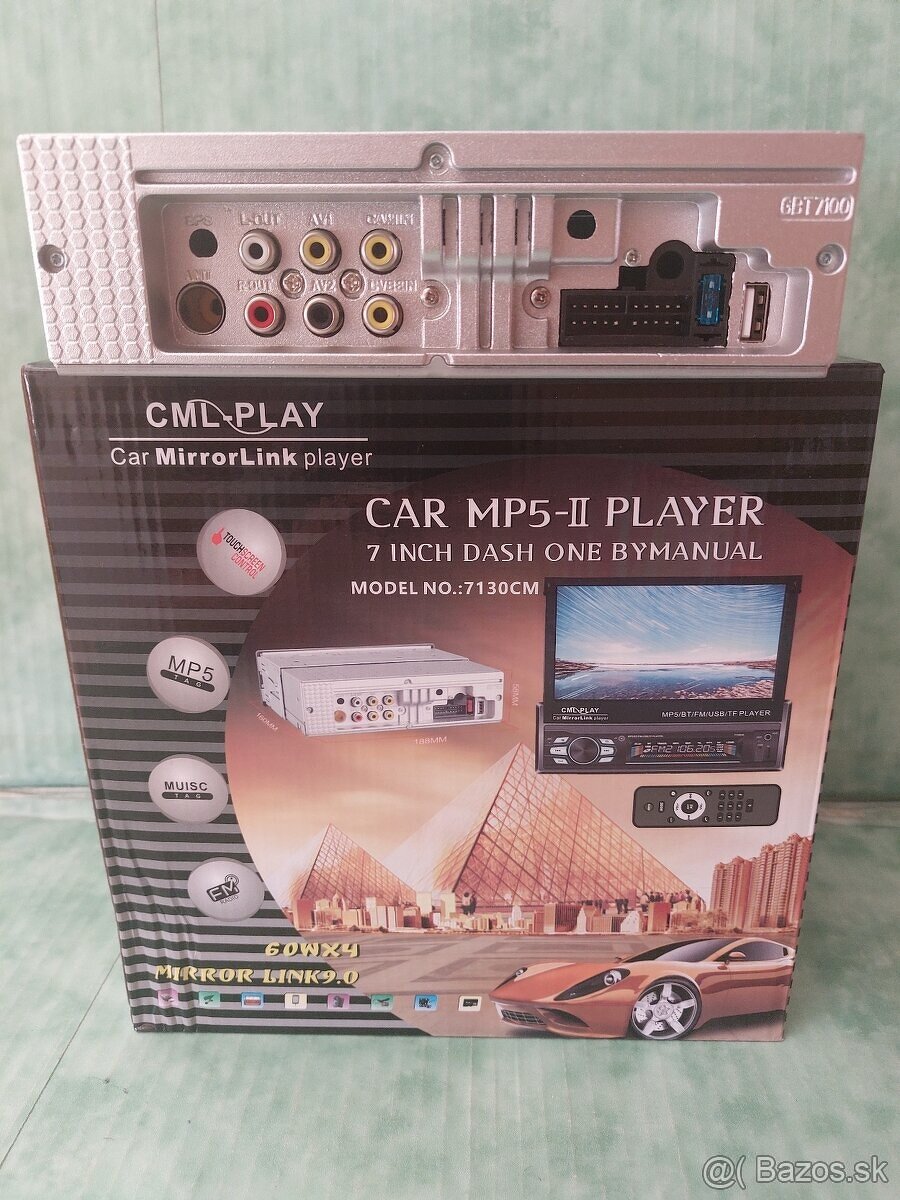 Autorádio výsuvné - 2