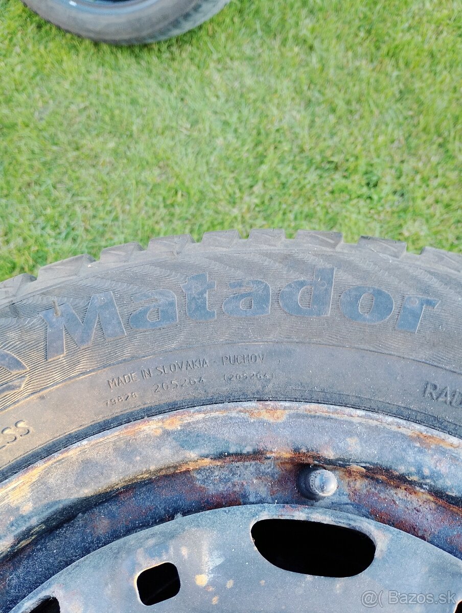 Predám pneumatiky s diskami 185/65 r14 - 2