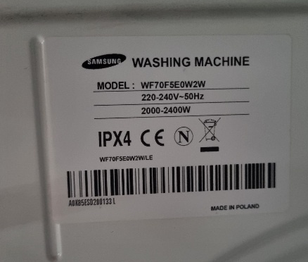 Práčka na náhradné diely - 2