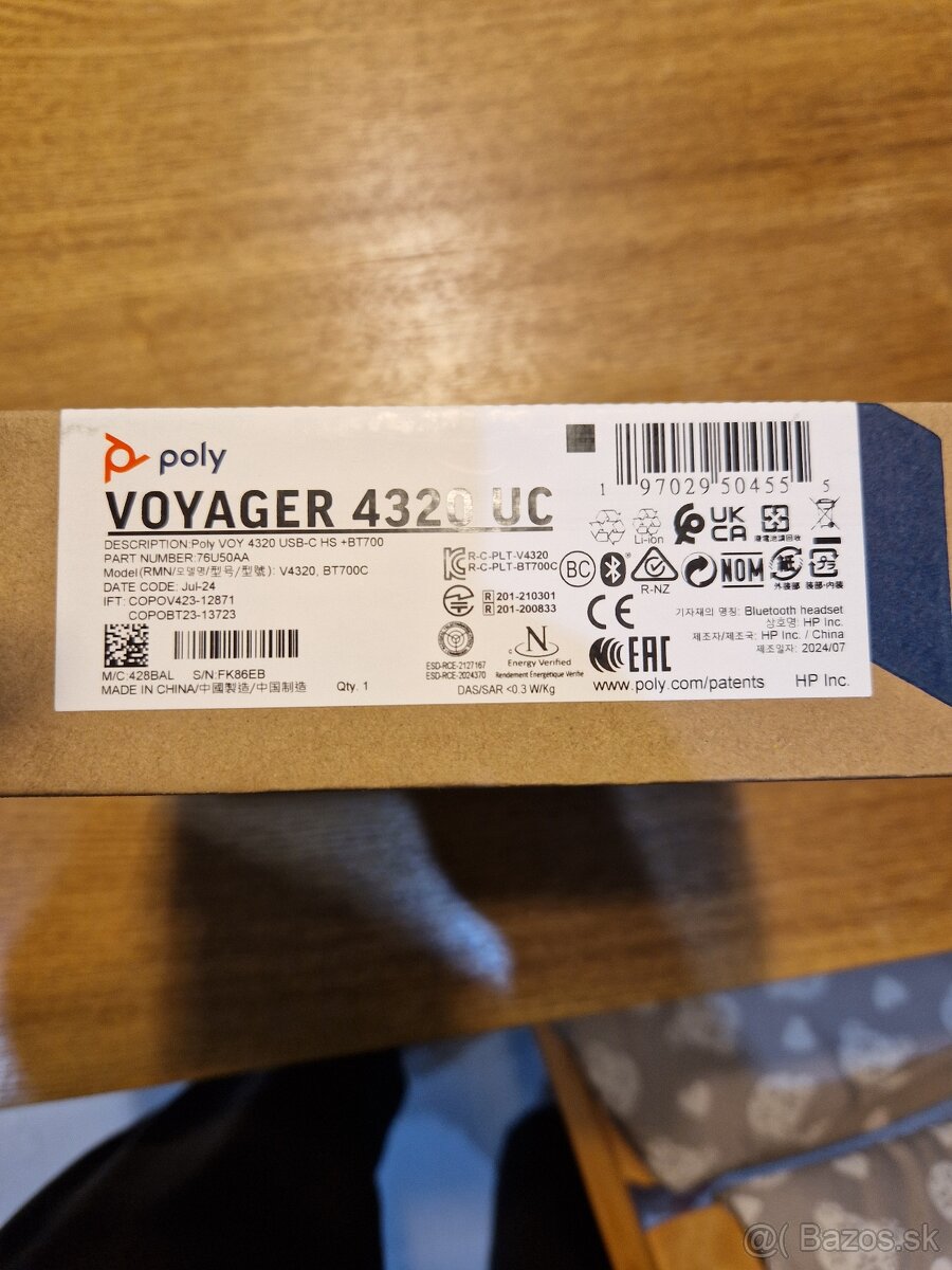 HP Poly Voyager 4320 UC - 2