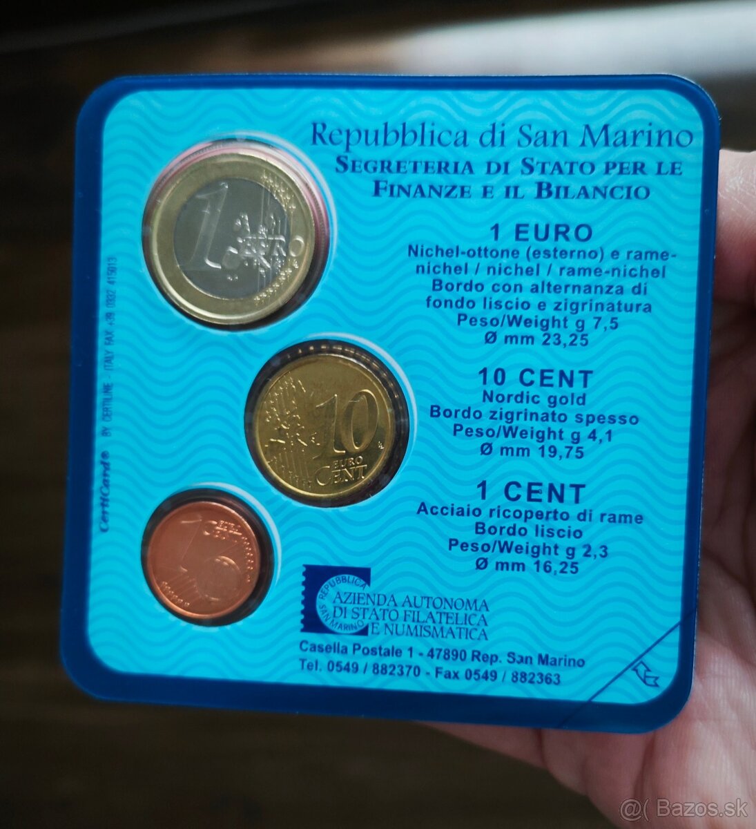 San Marino 2004, set minci, BK - 2