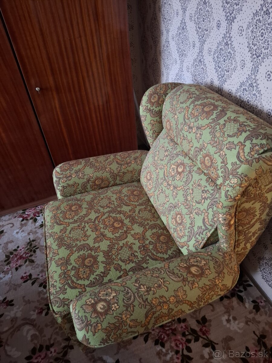 Predam retro sedaciu súpravu +2 kresla - 2