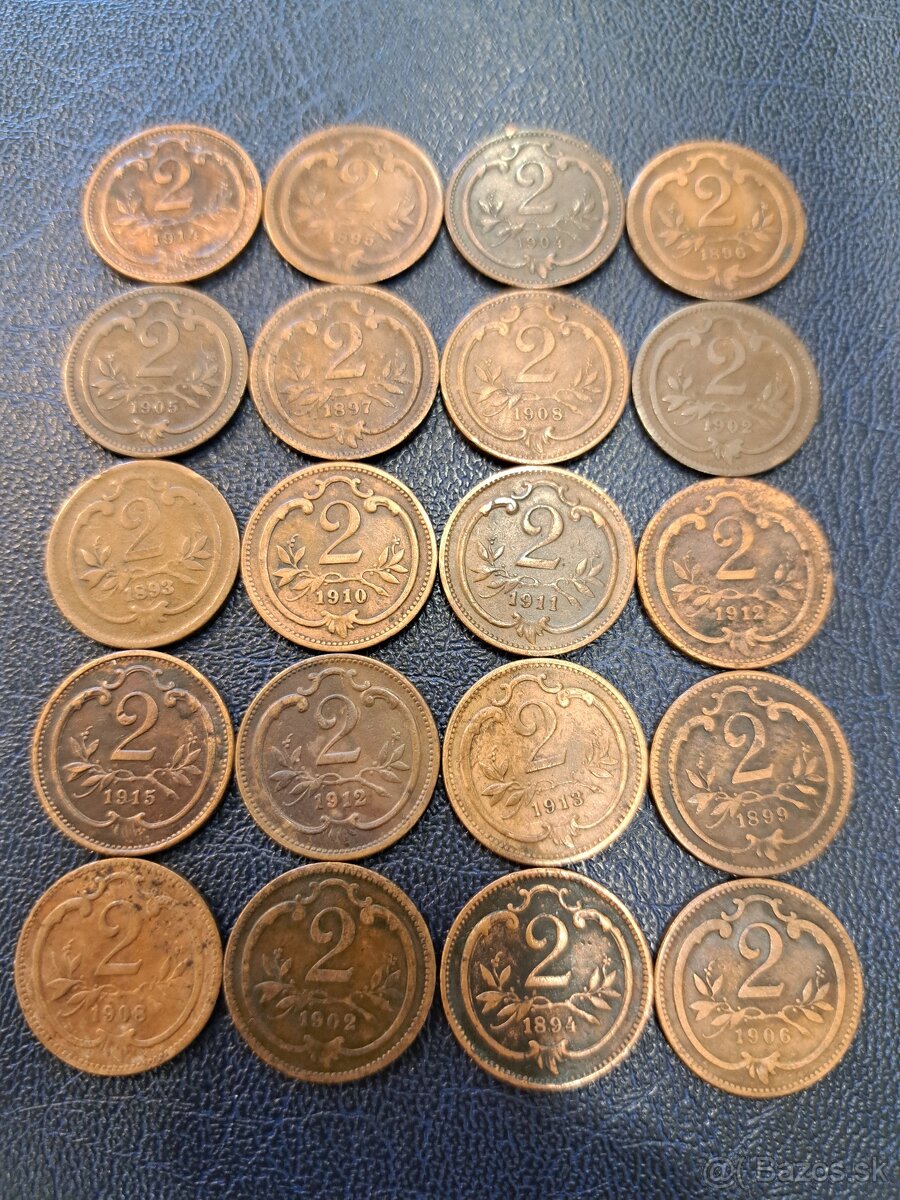 Mince heller, Frar,Nemc,Rakú,Maď. - 2