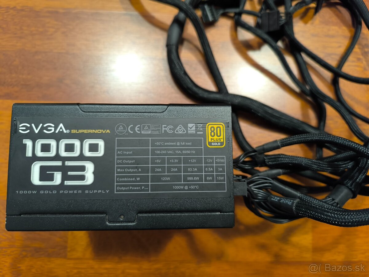 EVGA SuperNOVA G3 1000W s certifikáciou 80 Plus Gold - 2