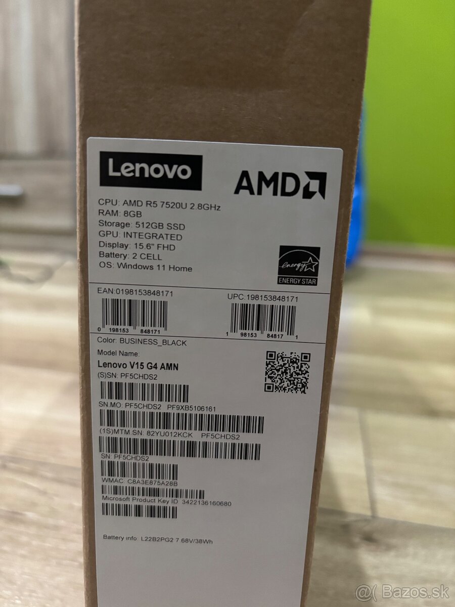 Zabalený notebook Lenovo V15 2025 - 2