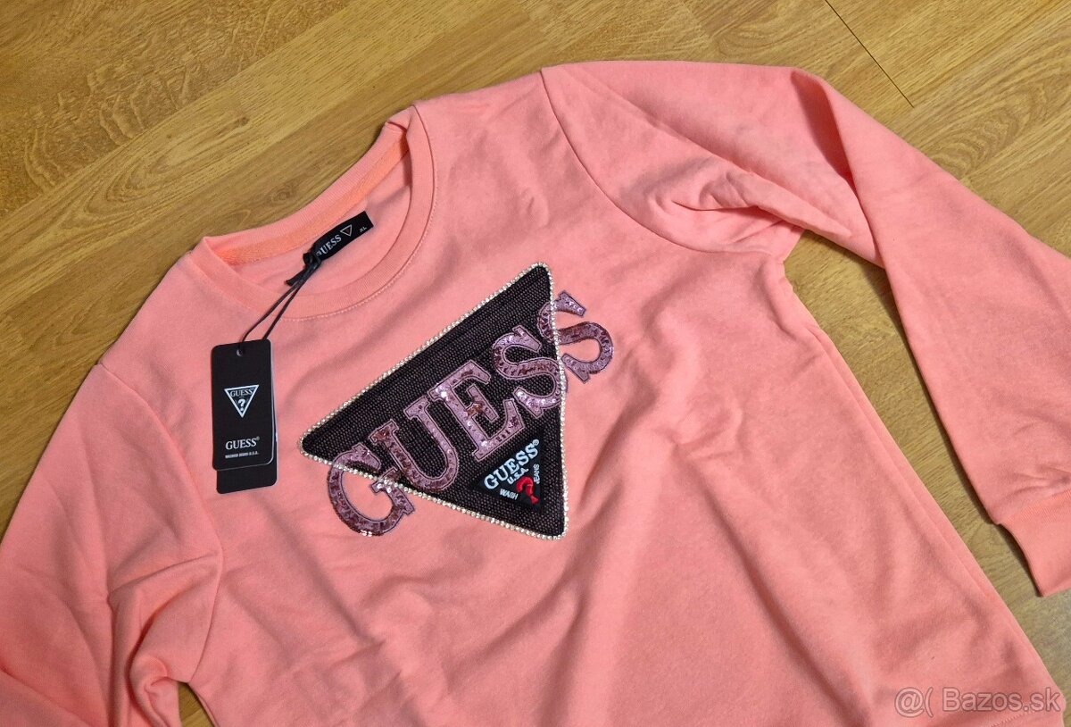 Guess dámska mikina lososová - 2