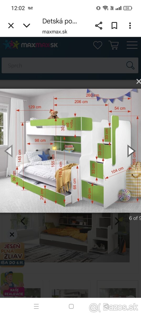 Poschodová posteľ - 2