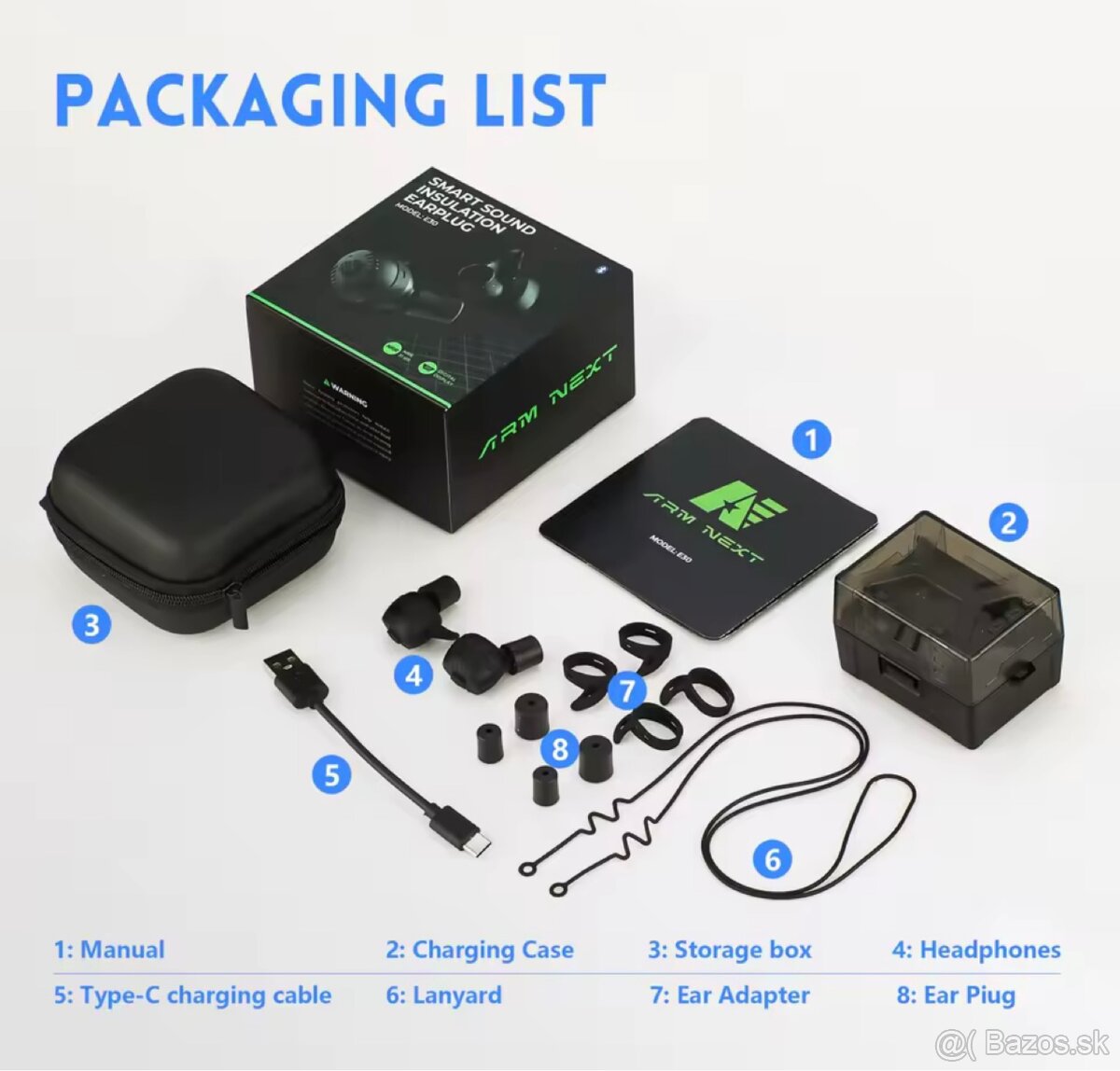 Predam elektronicke sluchadla(olive green) - 2