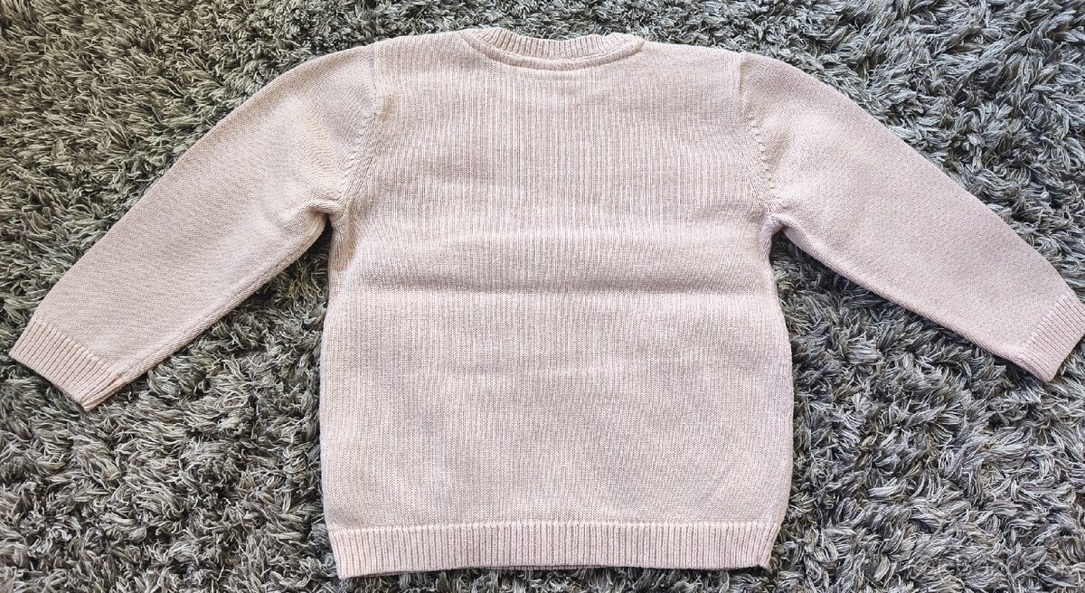 Dievčenský pletený pulóver - 2