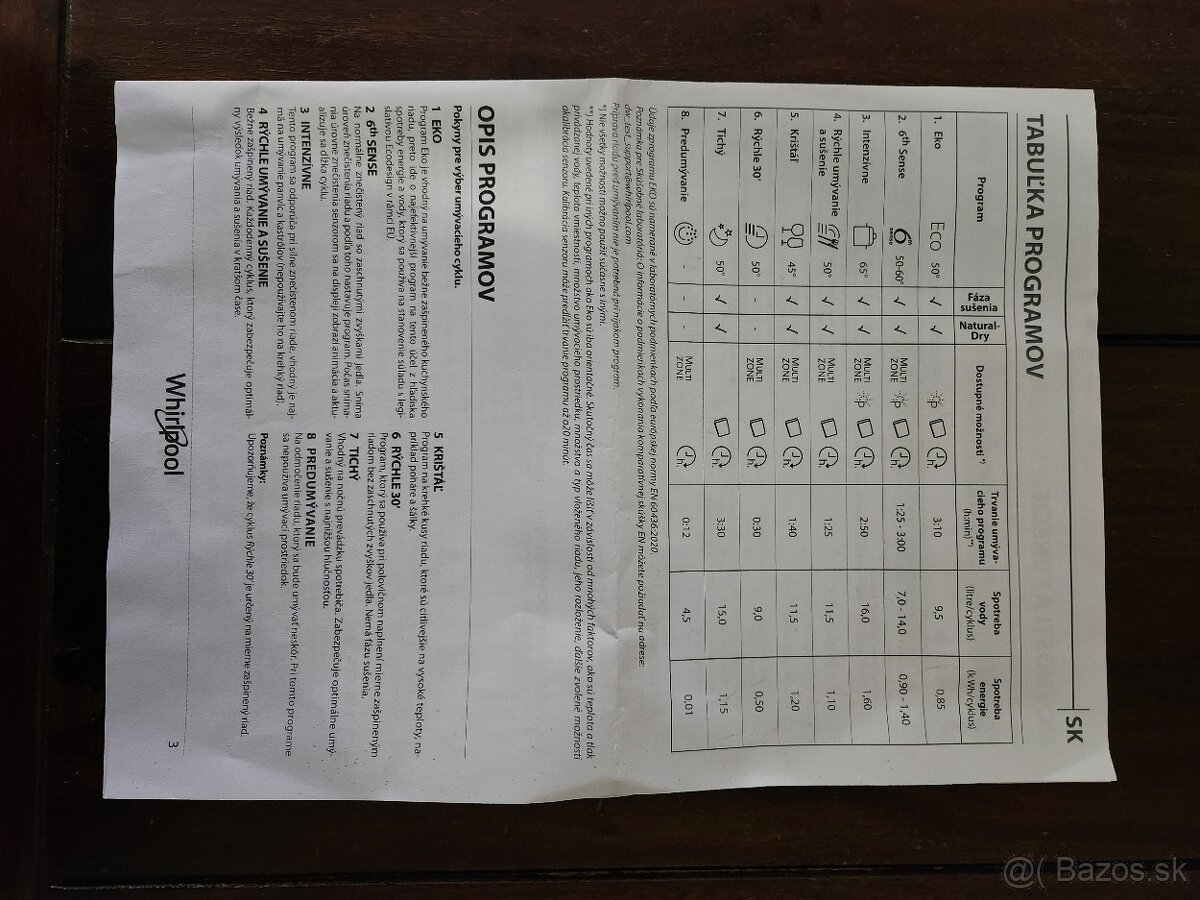 Whirlpool 6th sense - 2