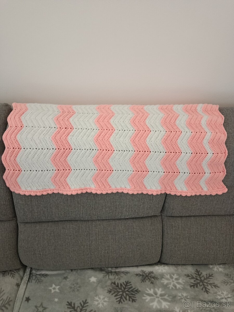 Háčkovaná detská deka 60x70cm - 2