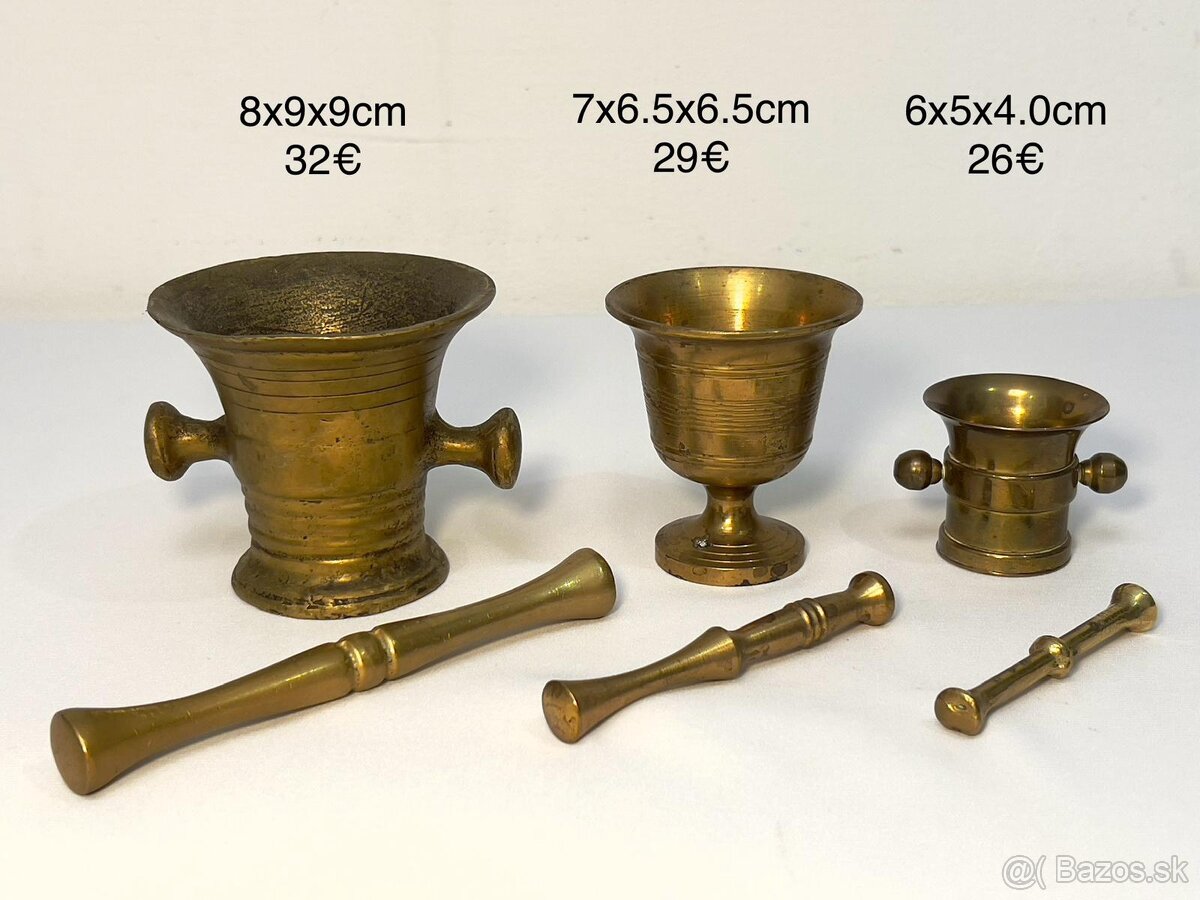 Mosadzne mažiare - 2