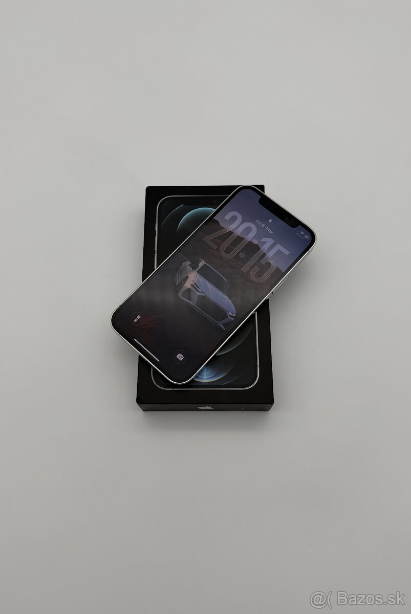 iPhone 12 Pro 128GB Silver (99% Batéria) + ZÁRUKA - 2