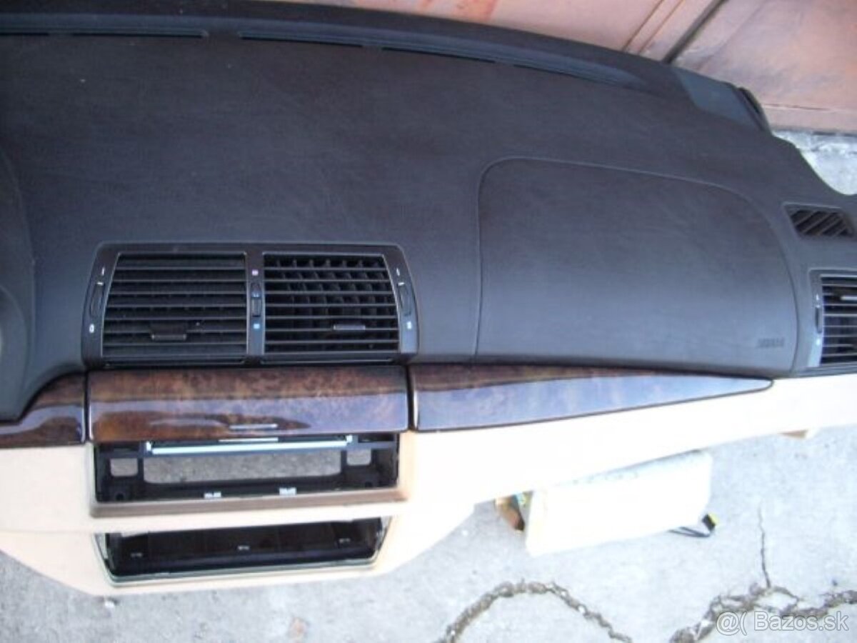 bmw x5 e53 palubna doska bezova henda - 2