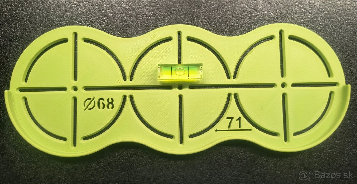 Šablóna na elektorinštalačné krabičky - 2