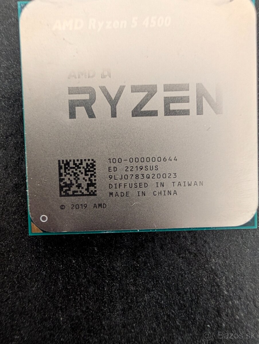 AMD Ryzen 5 4500 – 6 jadier / 12 vlákien, AM4 - 2