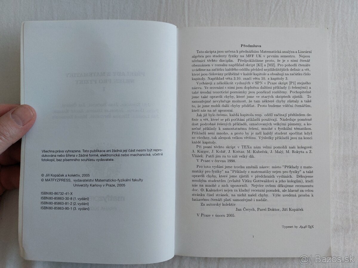 Príklady z matematiky nielen pre fyzikov (I) - 2
