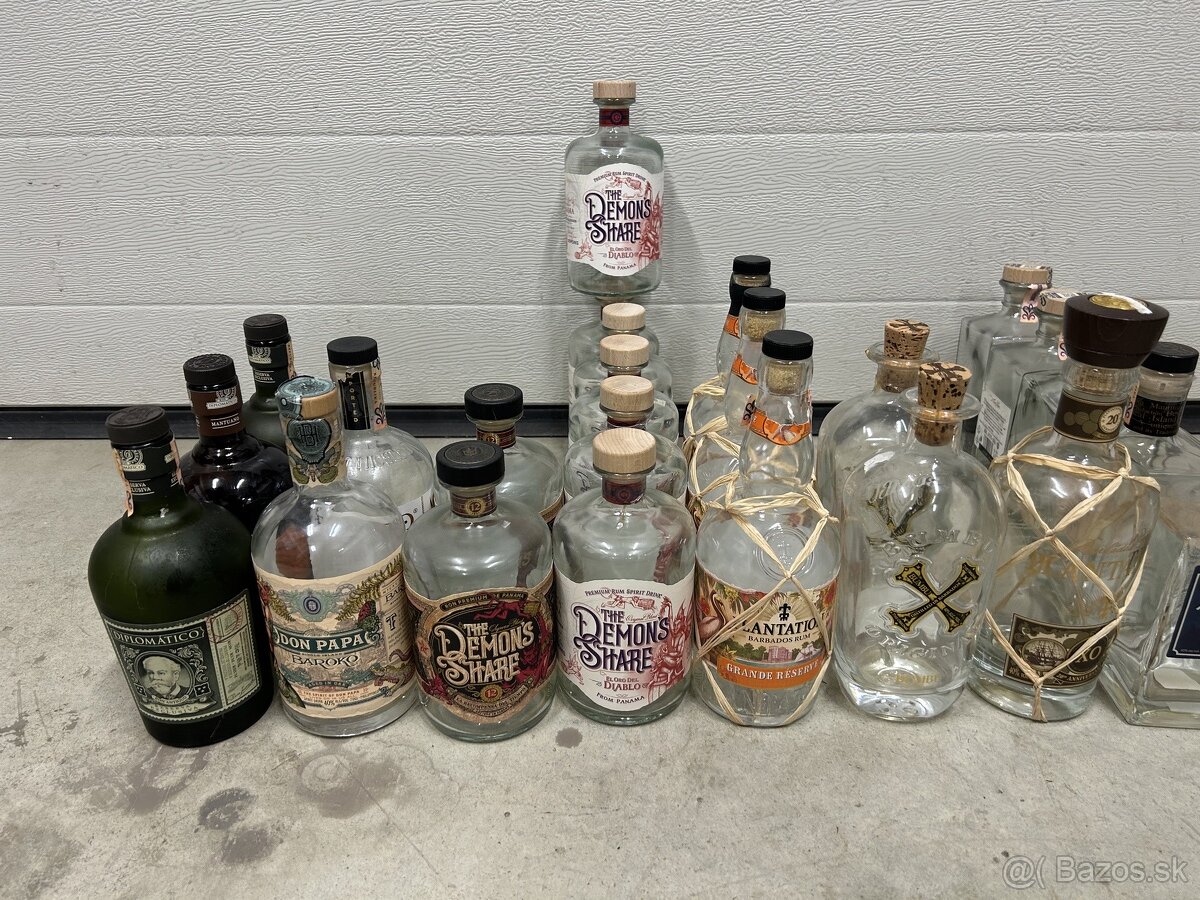 Kvalitné sklenené Fľaše s korkovým uzáverom - 2