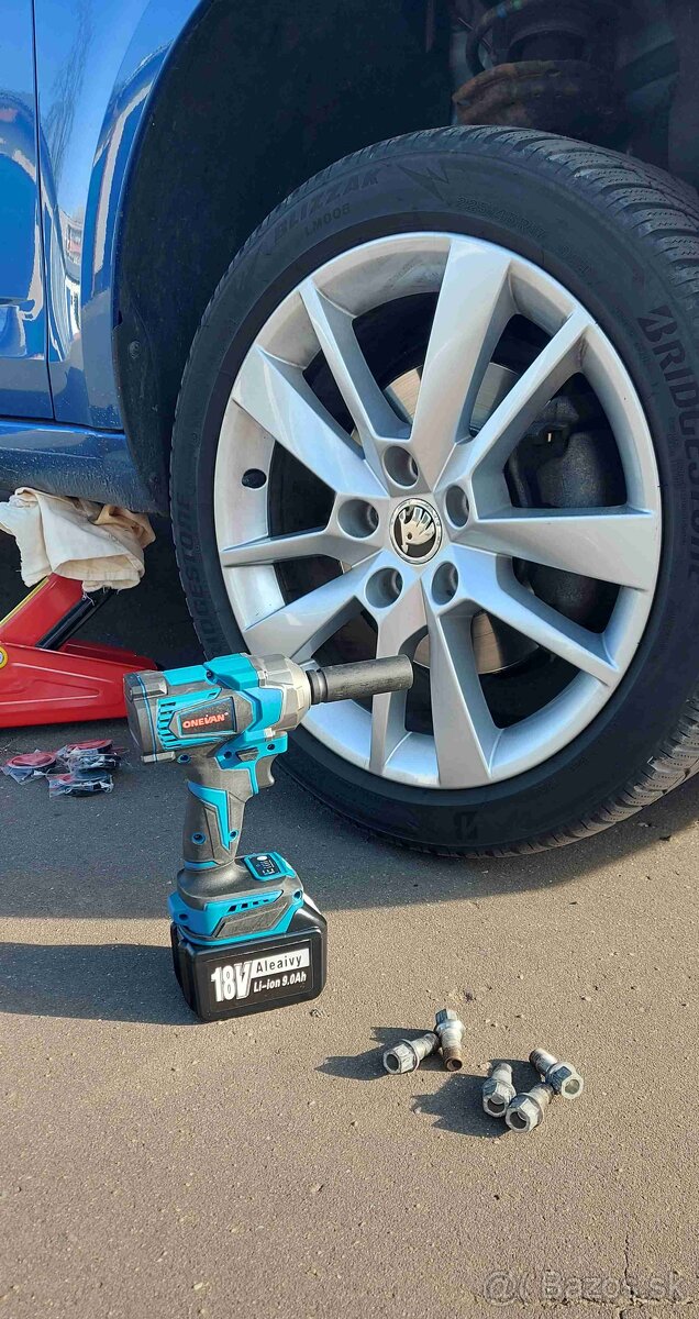 Rázový Aku uťahovák-ONEVAN,Gisam, pre Aku Makita batéria 18V - 2