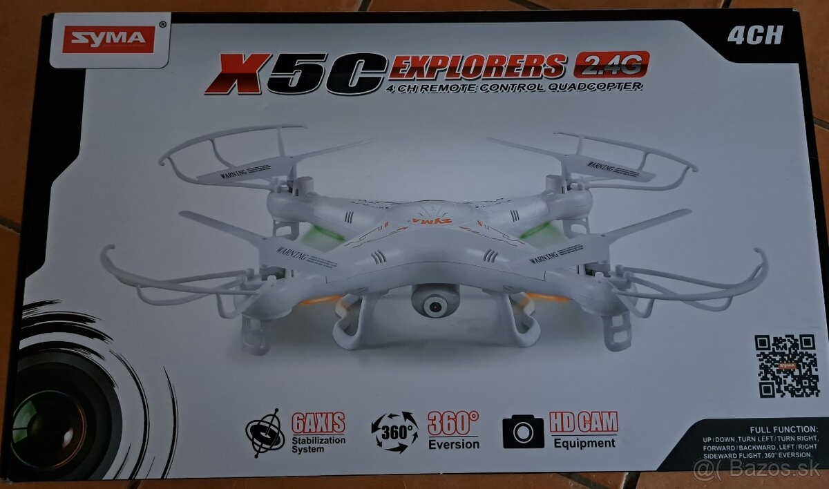 x5c explorers 2.4g dron s príslušenstvom - 2