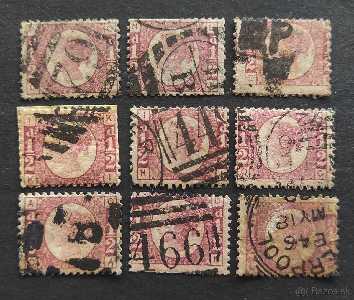 Známky Kráľovná Viktória 2 - 2