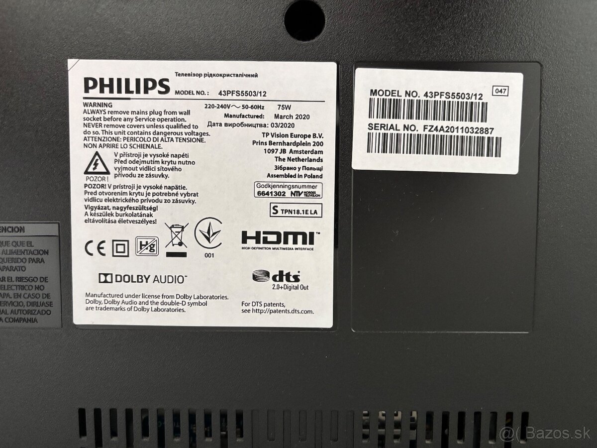 Philips 43” LED televízor - 2