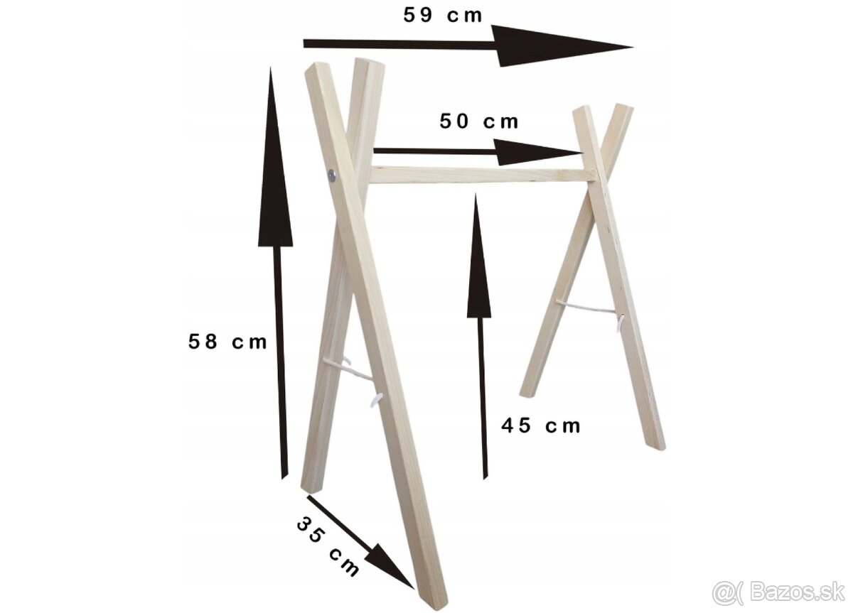 STOJAN DREVENÝ BUKOVÝ PRE BÁBÄTKÁ - 2