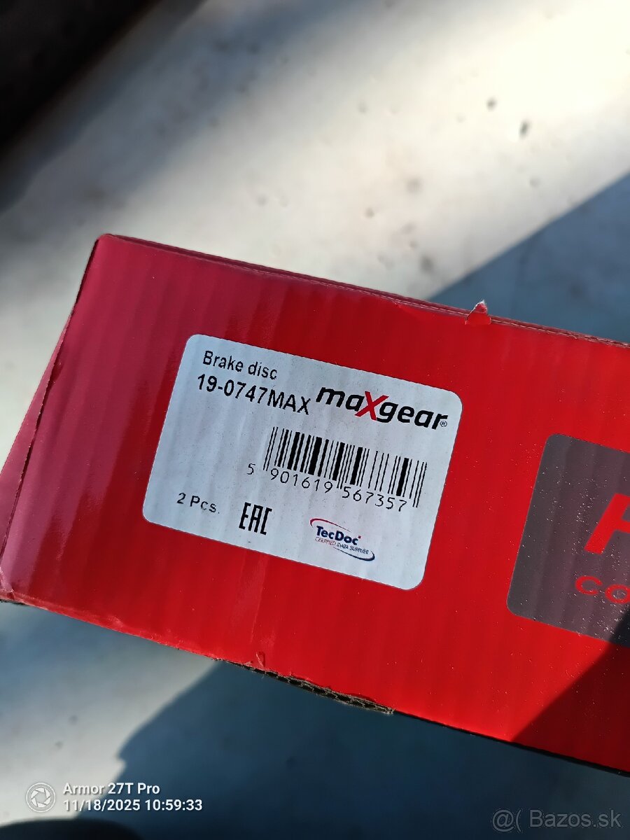 Brzdovy kotuc Renault - 2