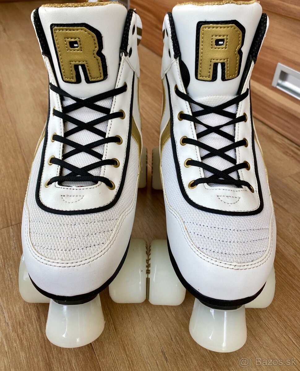 Rio Roller Varsity White/Gold vel. 40,5 - 2