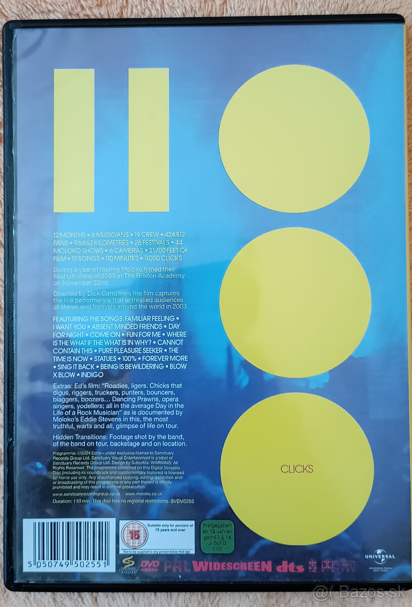 Moloko - 11,000 Clicks DVD - 2