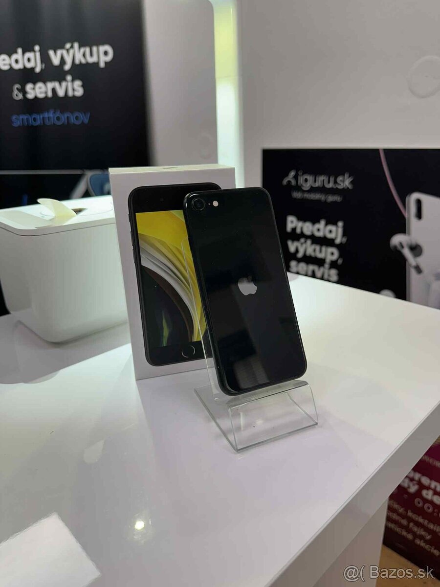 Apple iPhone SE 2020 64GB Black Bacteria 100% - 2