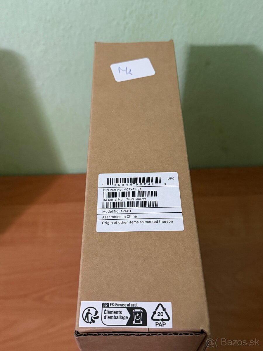 PREDANÉ Predám MacBook Air 13" Apple M2 256GB Polnočný SK - 2