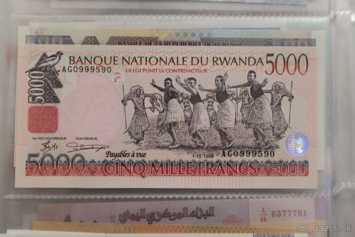 Unc bankovky (zostava č.5) - 2