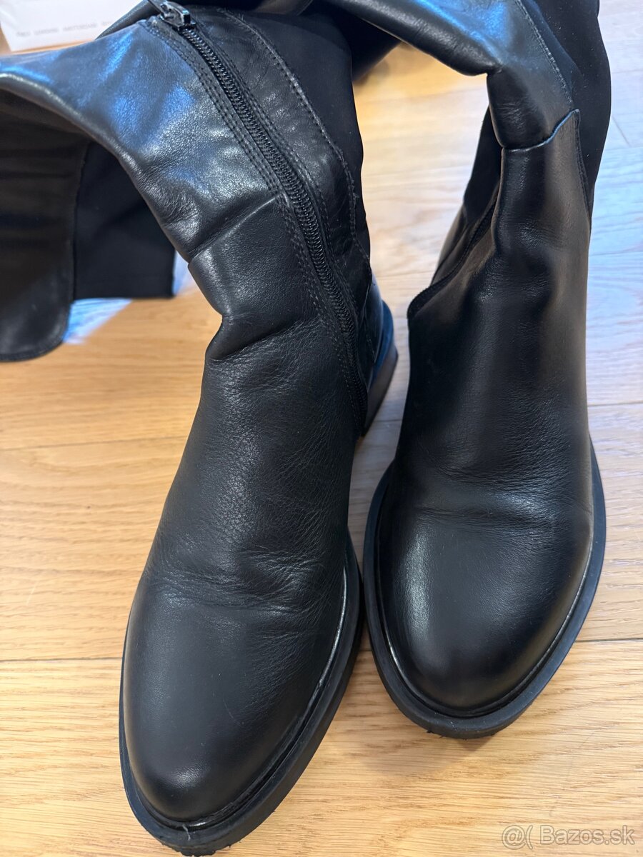 Dámske kožené čižmy 38 - 2