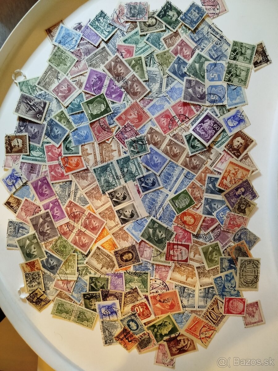 Slovenský štát, Protektorát, Nemecká ríša - mix známok - 2