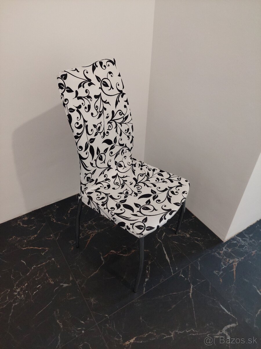 Bielo- čierne návleky - 2