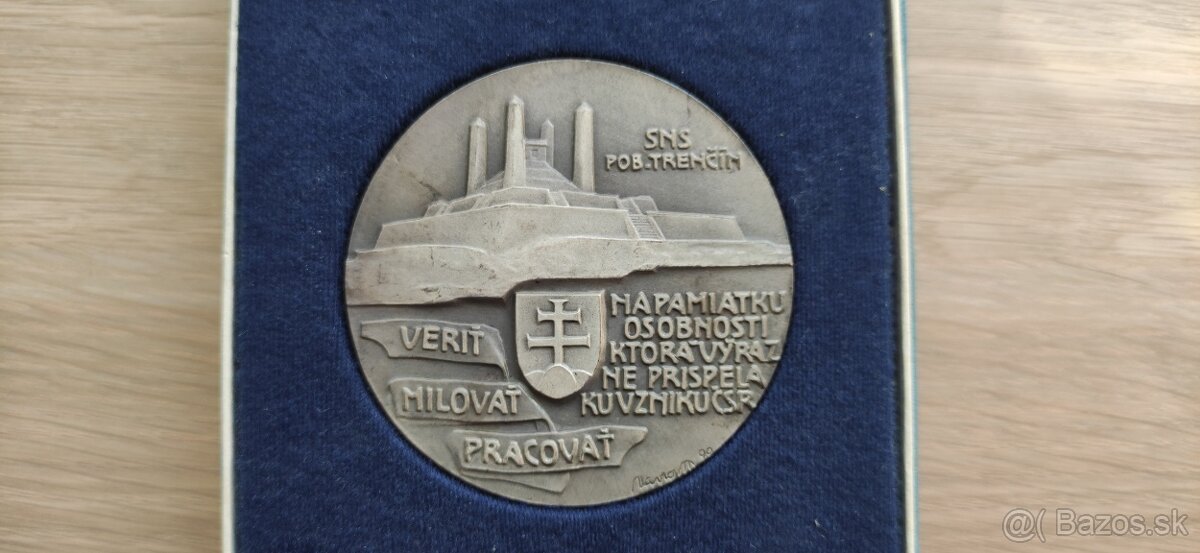 Medaila - M.Vavro - M.R.Štefánik - 2