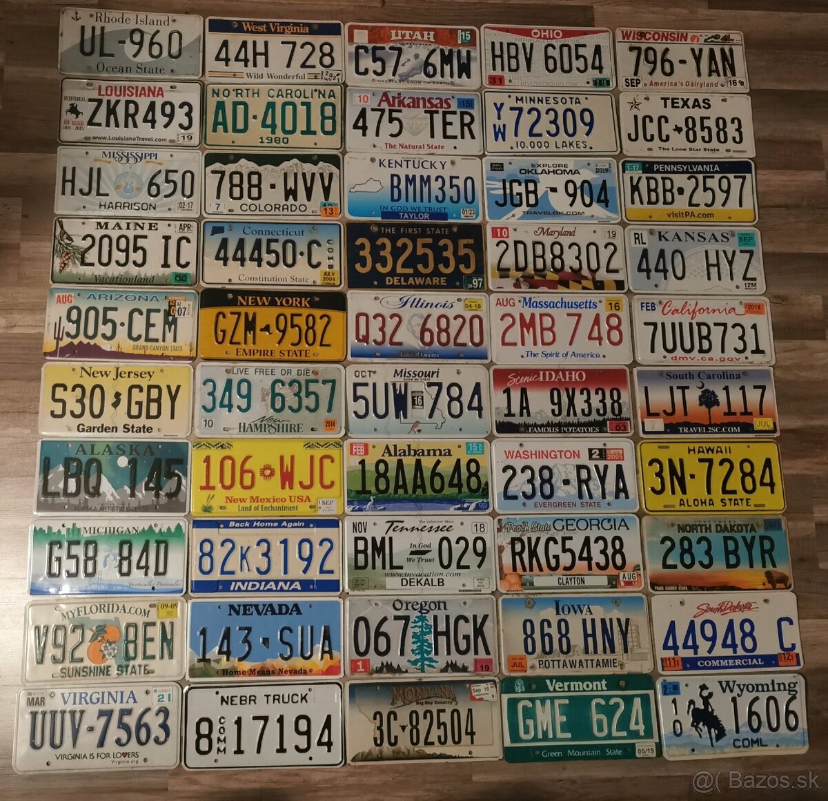 americke spz 50 statov - 2