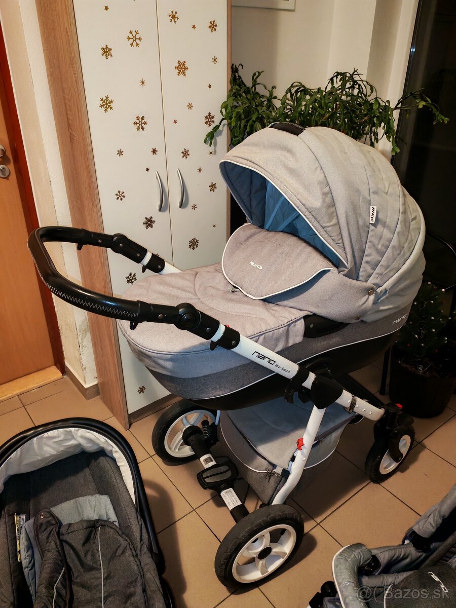 3v1 RIKO nano alu Tech kočík - 2