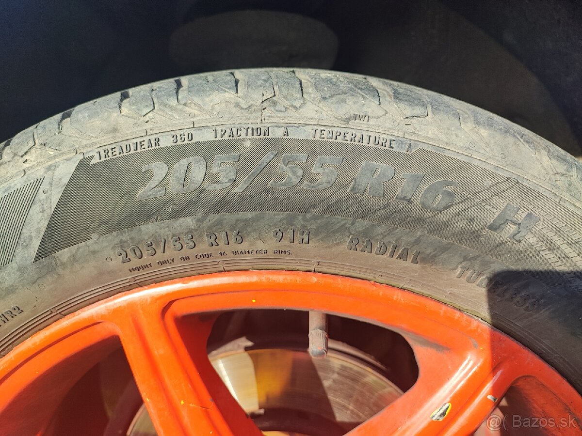 4x pneu+elektróny 205/55R16 91V/H - 2