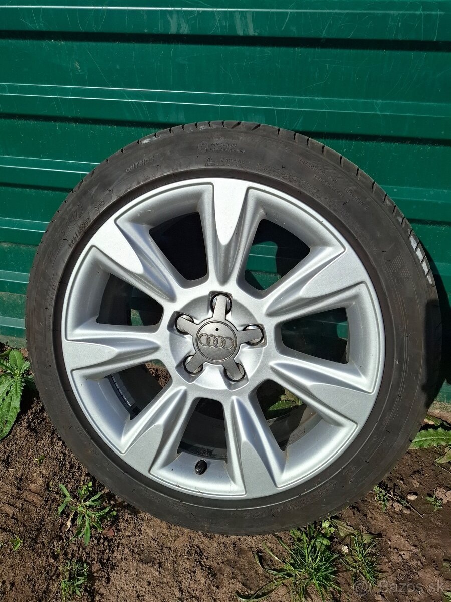 Elektróny 5x112 R17 + pneumatiky michelin 225/45 R17 - 2