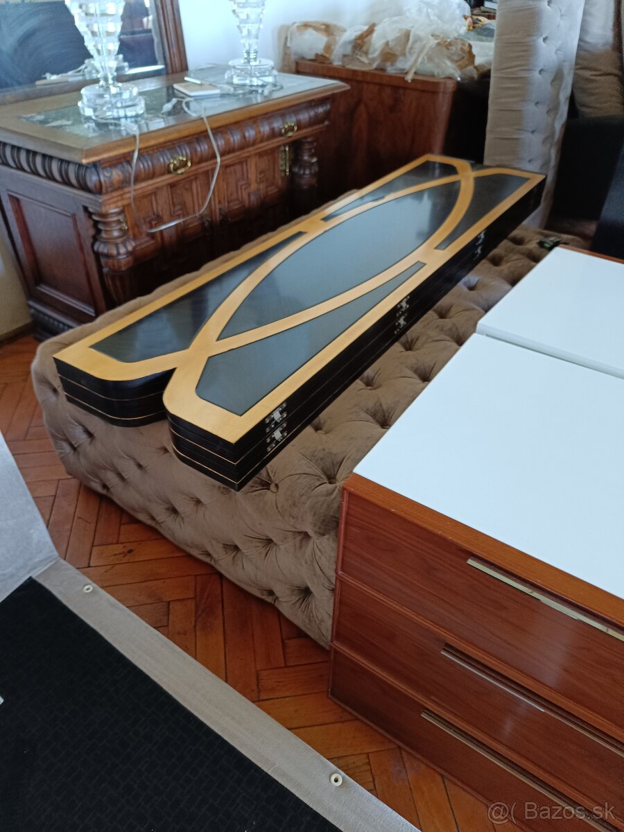 Čierno zlatý moderný paraván - 2