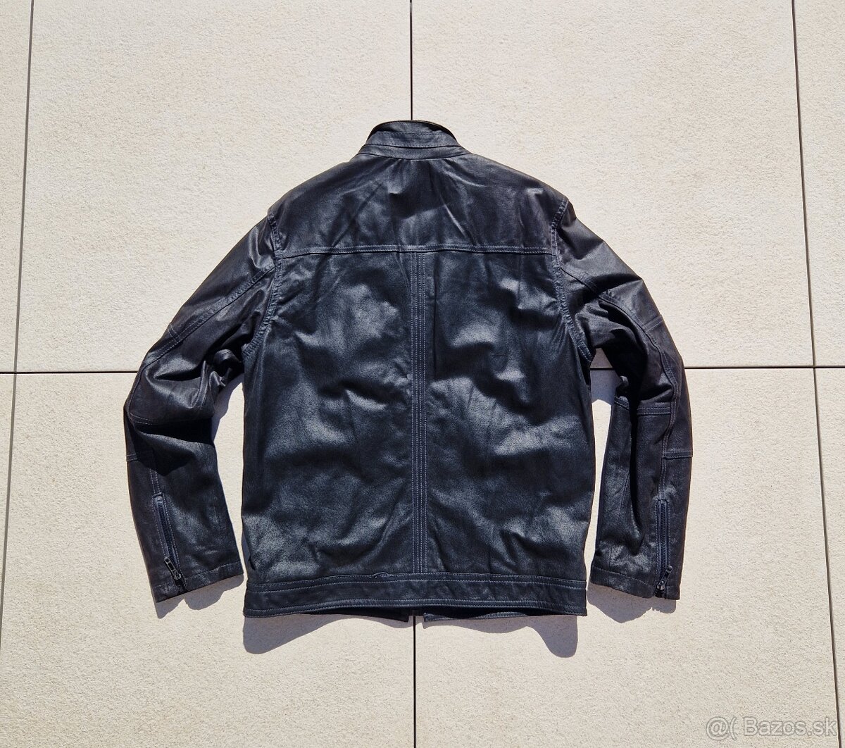 Pánská kožená bunda Angelo Litrico velikost S 1167 - 2