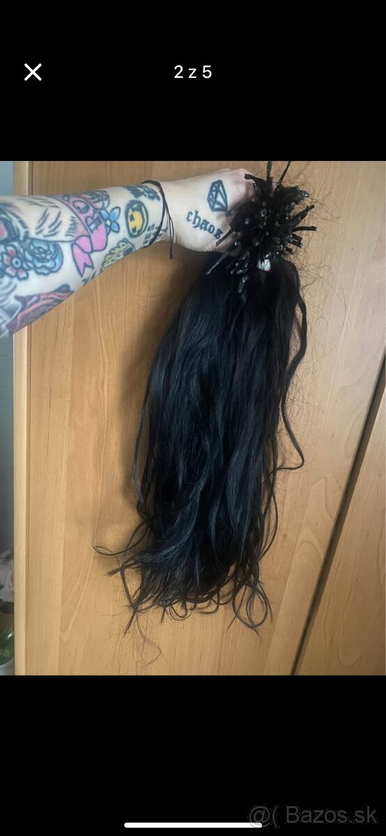 Ruske vlasy extra huste 50-55cm na predĺženie - 2